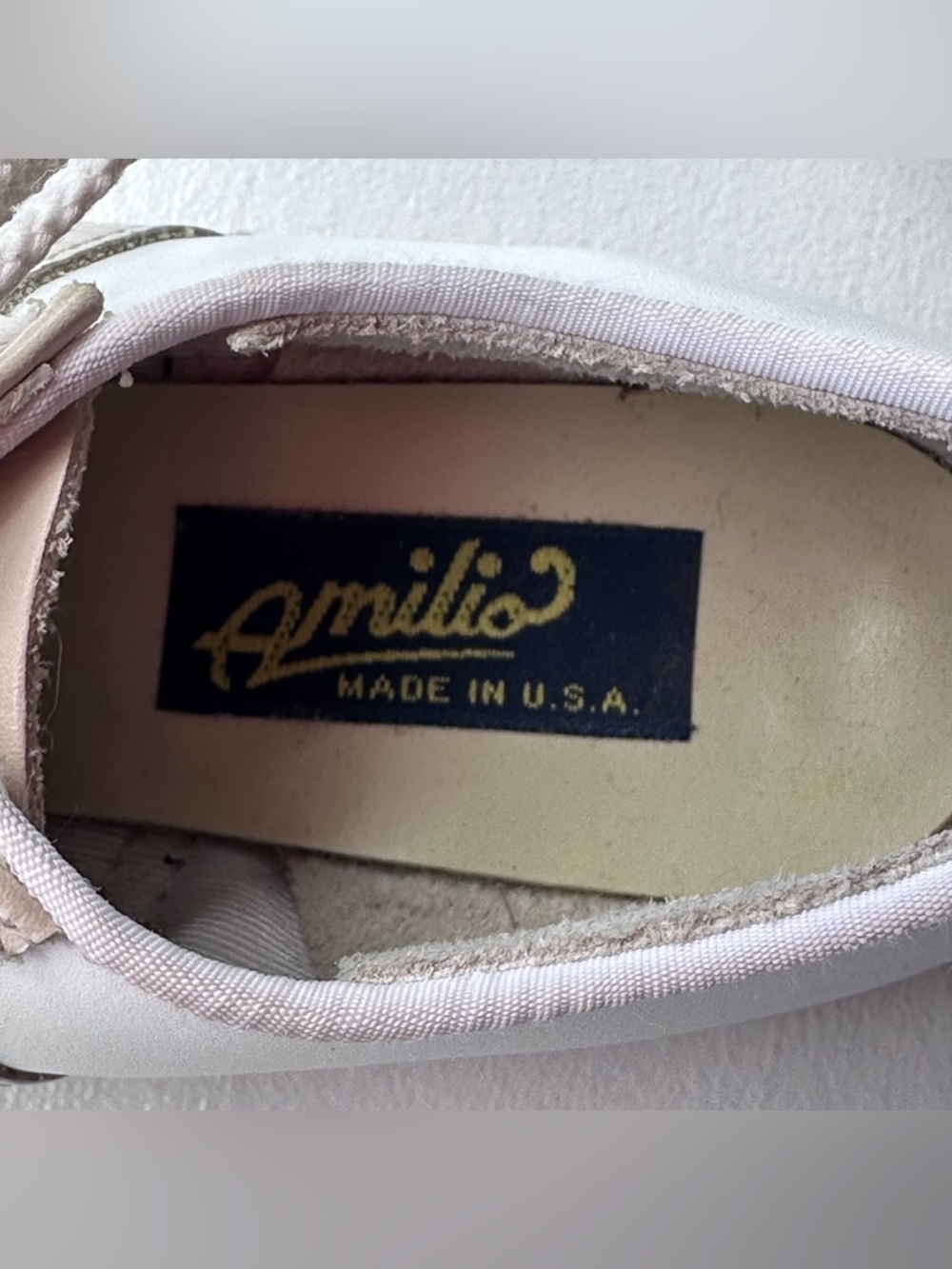 Amilio Kid's Leather Saddle Oxford Shoe size 10 Toddler - Picture 4 of 12